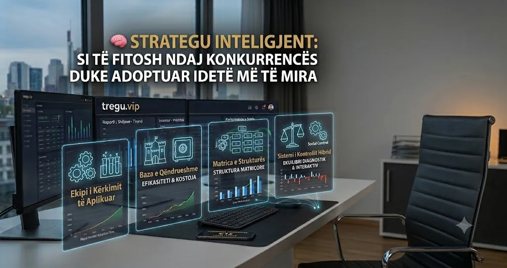 Imazh kryesor pĂ«r artikullin âđ§ Strategu Inteligjent: Si tĂ« fitosh ndaj konkurrencĂ«s duke adoptuar idetĂ« mĂ« tĂ« miraâ nĂ« Tregu